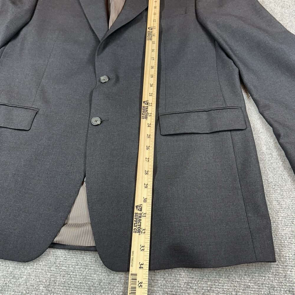 Lauren Ralph Lauren 44L 38x31 Wool Suit Charcoal Gray 2 Button Made Canada - Picture 2 of 15